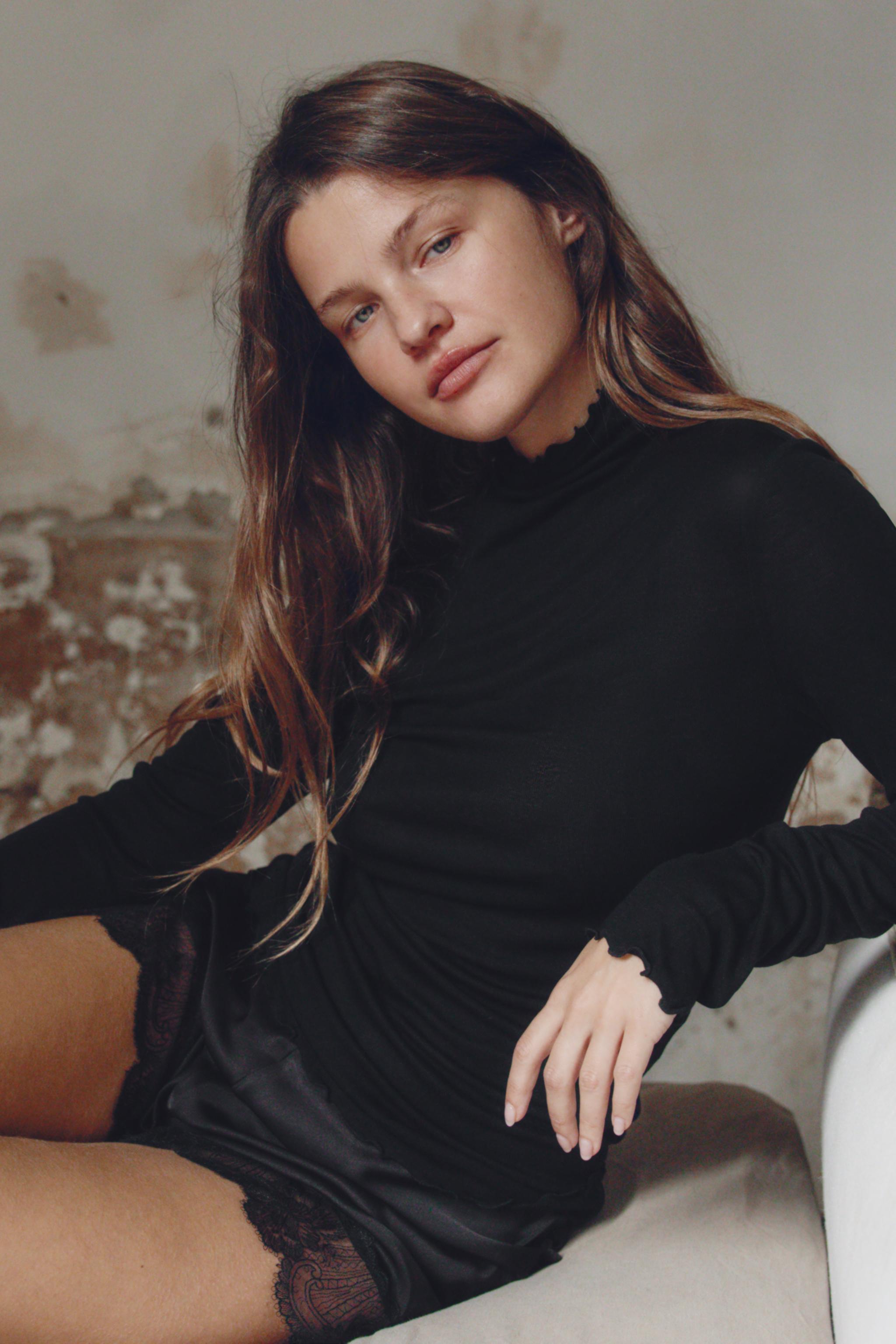 PLAIN T-SHIRT WITH LYOCELL